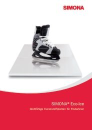 Produktfolder SIMONA® Eco-Ice - Simona AG