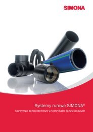 Systemy rurowe SIMONA® - Simona AG