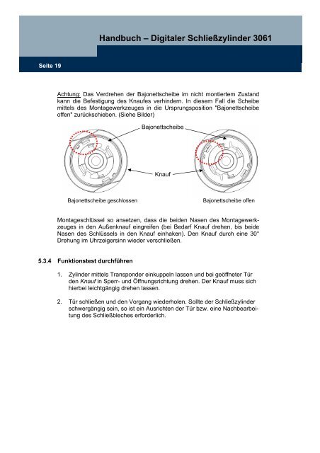 HANDBUCH SYSTEM 3060 - SimonsVoss technologies