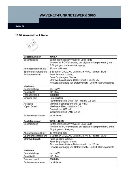 HANDBUCH SYSTEM 3060 - SimonsVoss technologies