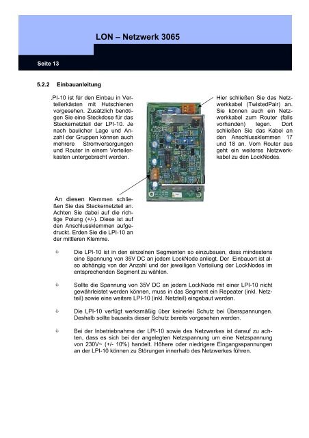 HANDBUCH SYSTEM 3060 - SimonsVoss technologies