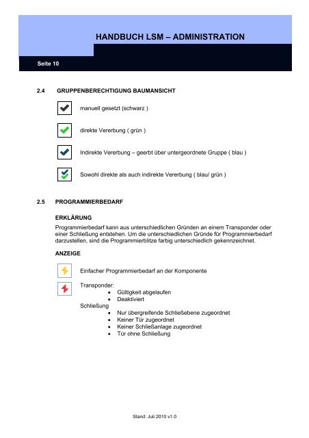 handbuch lsm - administration - SimonsVoss technologies