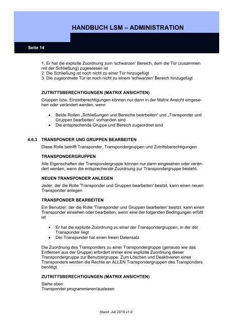 handbuch lsm - administration - SimonsVoss technologies