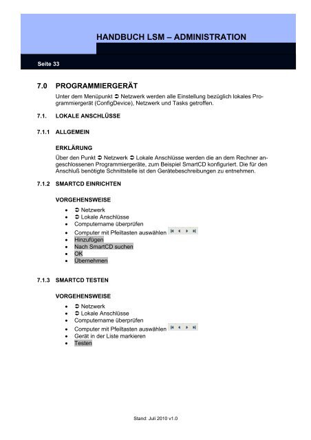 handbuch lsm - administration - SimonsVoss technologies