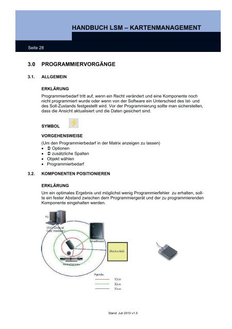 handbuch lsm ? kartenmanagement - SimonsVoss technologies