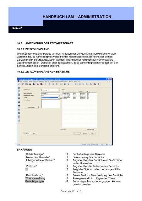handbuch lsm ? administration - SimonsVoss technologies