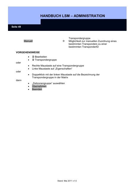 handbuch lsm ? administration - SimonsVoss technologies