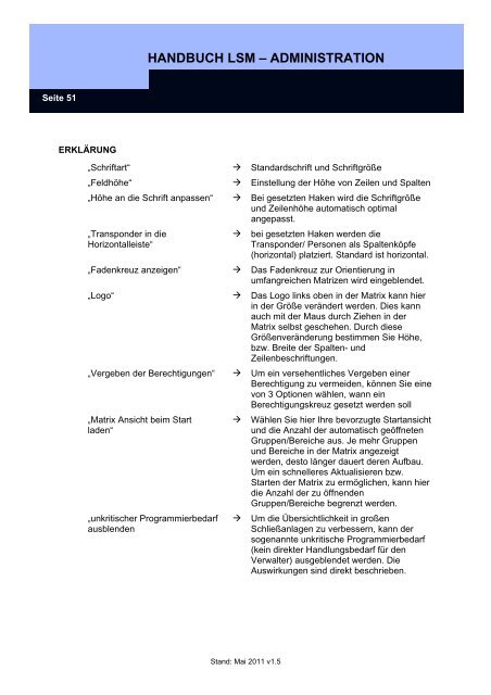 handbuch lsm ? administration - SimonsVoss technologies