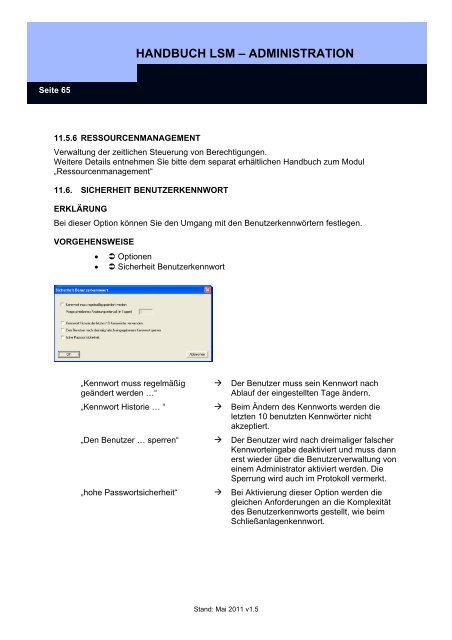 handbuch lsm ? administration - SimonsVoss technologies