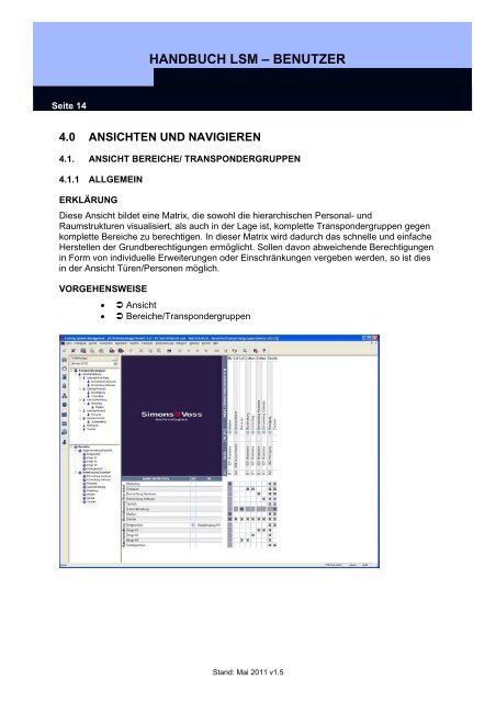 handbuch lsm ? benutzer - SimonsVoss technologies