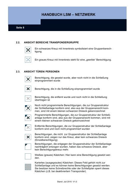 handbuch lsm ? netzwerk - SimonsVoss technologies