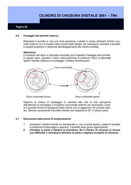 cilindro di chiusura digitale 3061 - tn4 - SimonsVoss technologies