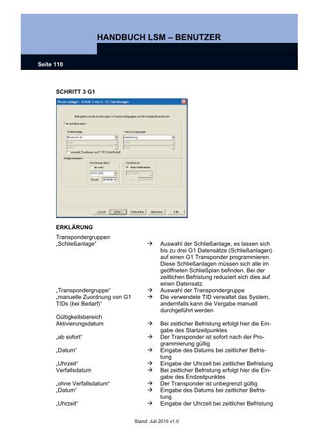 handbuch lsm ? benutzer - SimonsVoss technologies