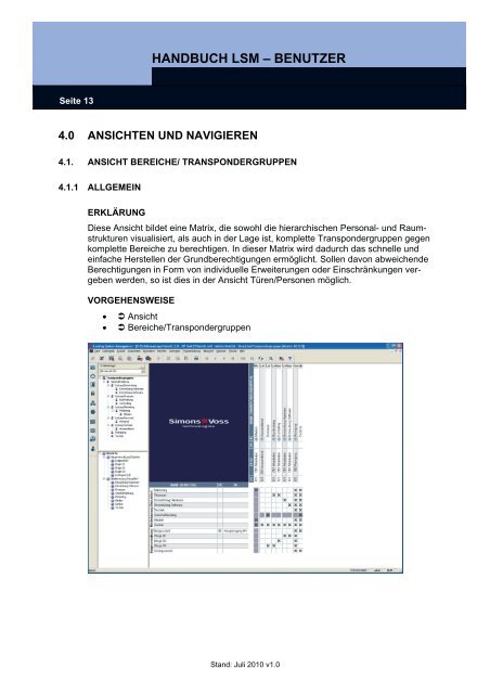 handbuch lsm ? benutzer - SimonsVoss technologies