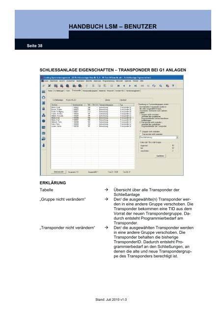 handbuch lsm ? benutzer - SimonsVoss technologies