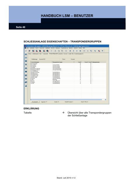 handbuch lsm ? benutzer - SimonsVoss technologies