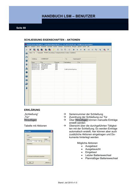 handbuch lsm ? benutzer - SimonsVoss technologies