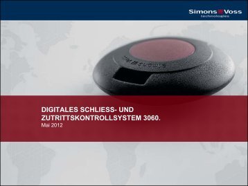 digitales schliess - SimonsVoss technologies