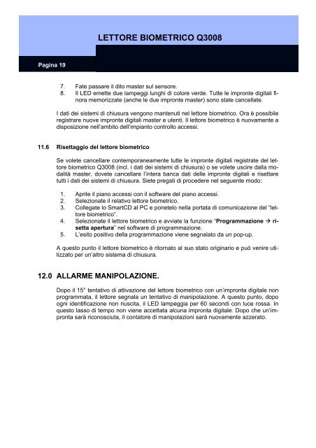 Manuale completo del sistema - SimonsVoss technologies