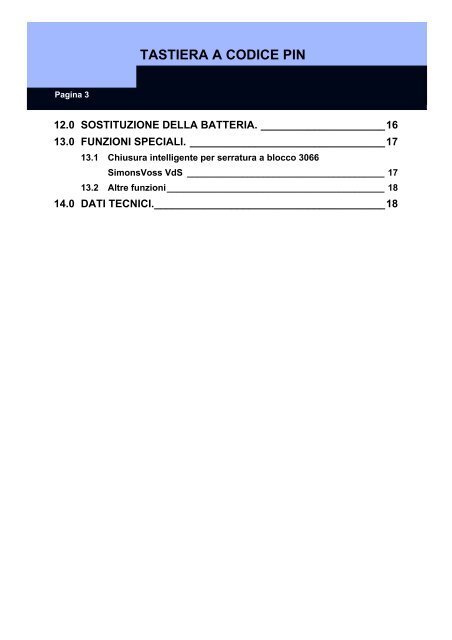 Manuale completo del sistema - SimonsVoss technologies