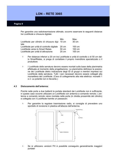 Manuale completo del sistema - SimonsVoss technologies