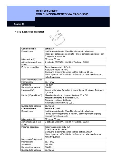 Manuale completo del sistema - SimonsVoss technologies