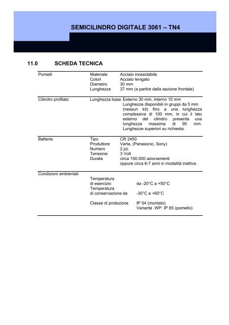 Manuale completo del sistema - SimonsVoss technologies