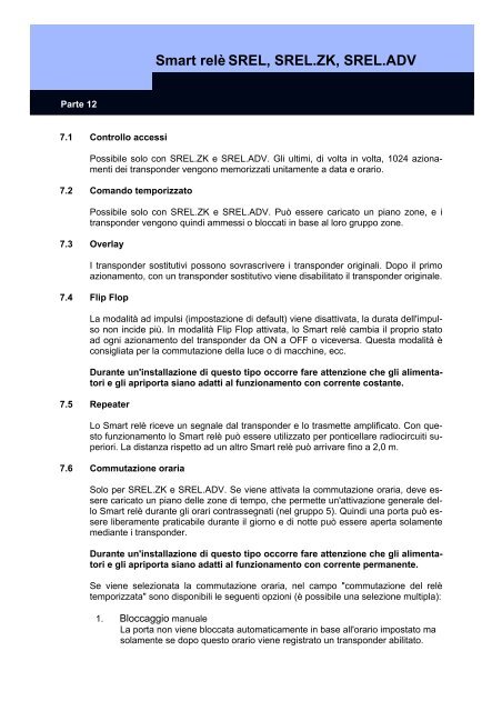 Manuale completo del sistema - SimonsVoss technologies