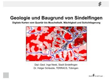 Geologie und Baugrund von Sindelfingen – Präsentation