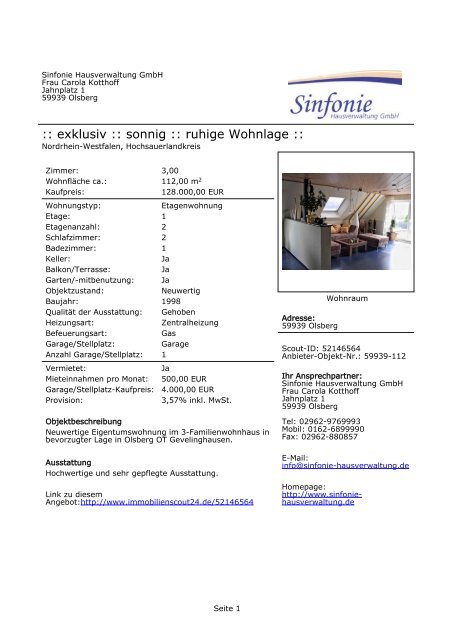 PDF - Expose - Sinfonie Hausverwaltung in Olsberg