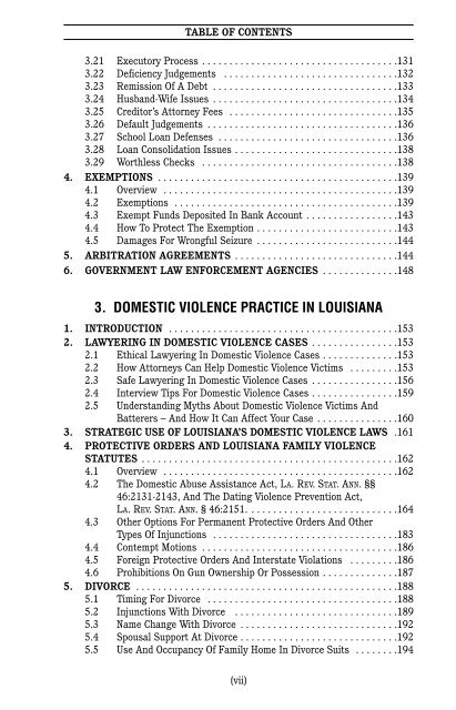 LOUISIANA LEGAL SERVICES AND PRO BONO DESK MANUAL 2013