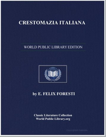 CRESTOMAZIA ITALIANA - World eBook Library