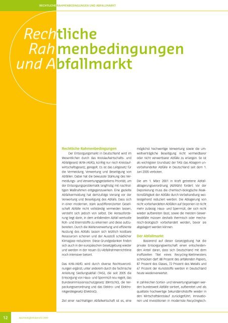 nachhaltiges Handeln - Sita Deutschland GmbH