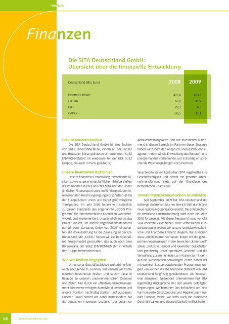 nachhaltiges Handeln - Sita Deutschland GmbH