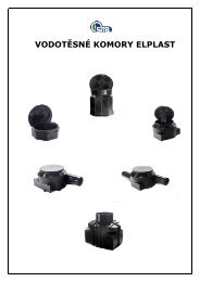 Katalog kabelových komor - Sitel