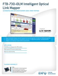 FTB-730-iOLM Intelligent Optical Link Mapper - Exfo