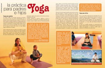 la práctica para padres e hijos - Sivananda Yoga