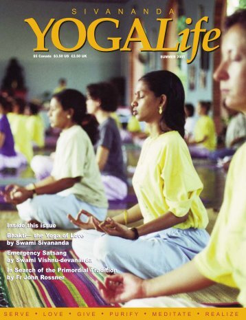YOGALife • SUMMER 2001 - Sivananda Yoga
