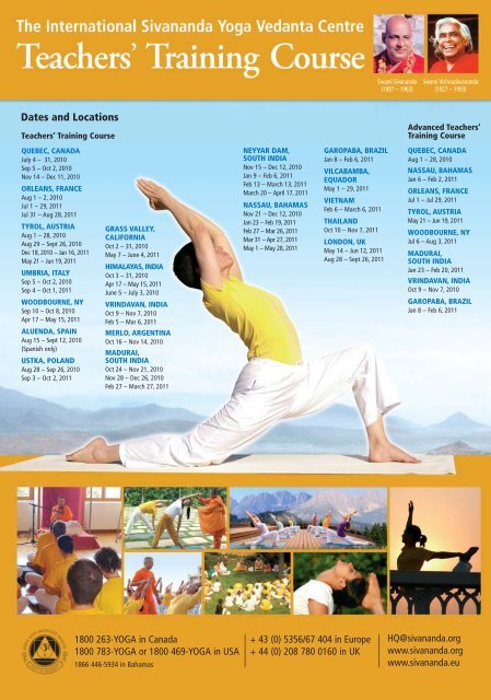 YOGALife I Summer 2010 - Sivananda Yoga