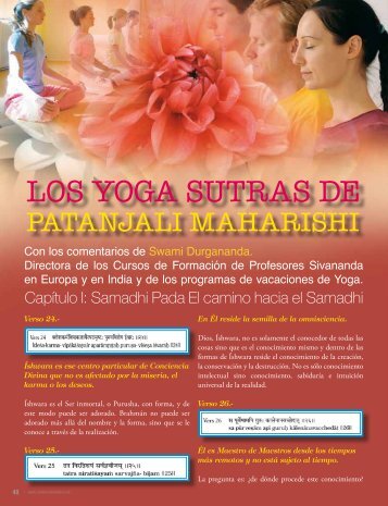 Nº 22: Los Yoga Sutras de Patanjali 07 - Sivananda Yoga