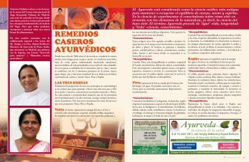 Nº 36: Remedios caseros ayurvédicos - Sivananda Yoga