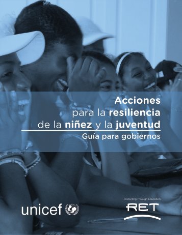 Acciones para la resiliencia de la niñez y la juventud