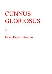 Cunnus gloriosus - versione p. T - santoro rupert