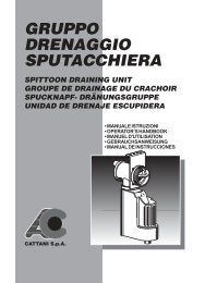 gruppo drenaggio sputacchiera - CATTANI SpA