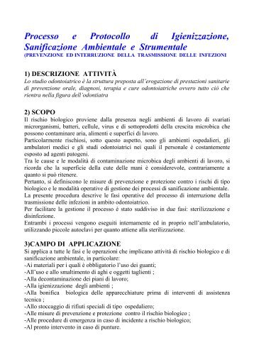 Download del file per ulteriori informazioni - Studio dentistico Sant ...