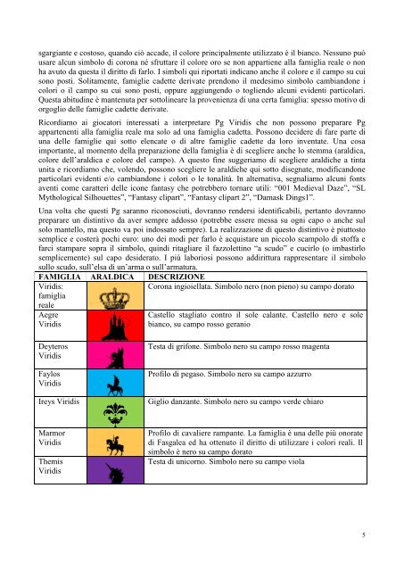 Regolamento Imago Mundis - Altervista