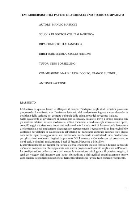 Documento in Research-Desk - tesi vers def PADIS - Padis - Sapienza