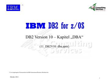 DB2 UTS - SK Consulting Services GmbH