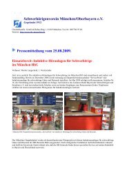 Schwerhörigenverein München/Oberbayern e.V. Pressemitteilung ...