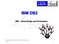 DB2 LUW - Design und Performance - SK Consulting Services GmbH